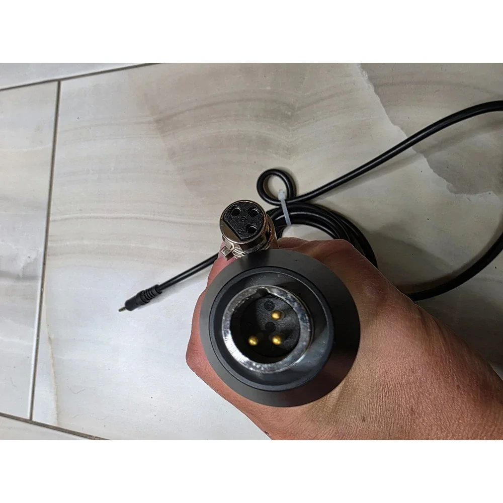 Professional Condenser Microphone Black XLR to 3.5mm Jack Low Noise Cable Mic G3